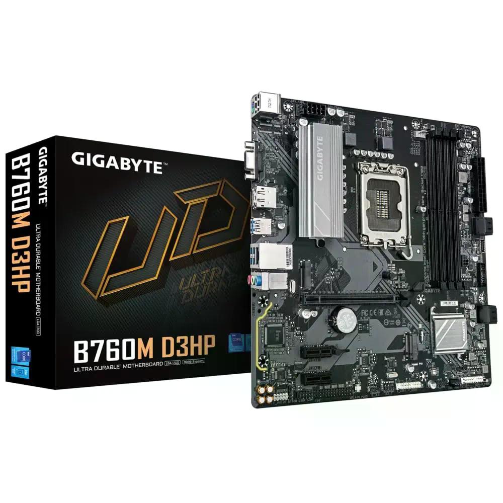 TARJETA MADRE GIGABYTE B760M D3HP MICRO ATX LGA 1700 B760 192GB DDR5